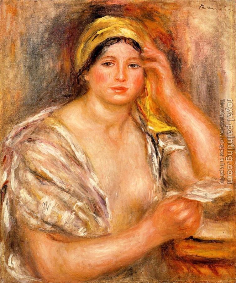Pierre Auguste Renoir : Woman with a Yellow Turban